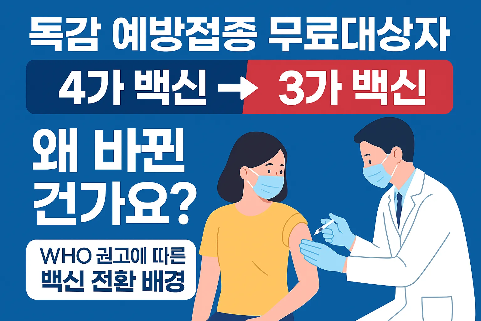 독감예방접종 무료대상날짜