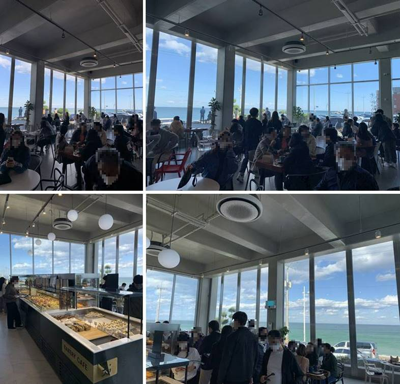 강릉 카페, 곳 내부 1층