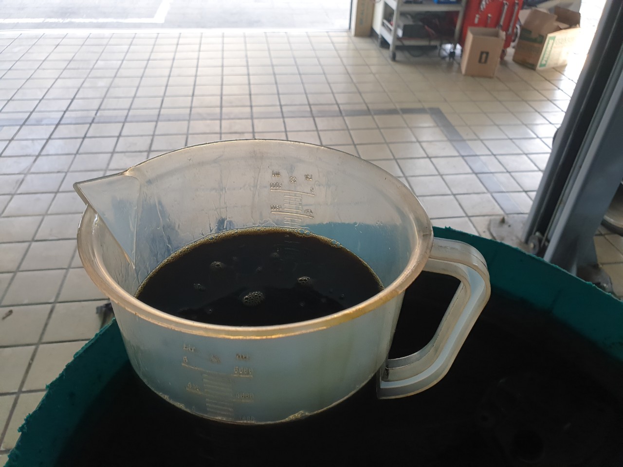 64000km 탄 sm7 lpe 미션오일