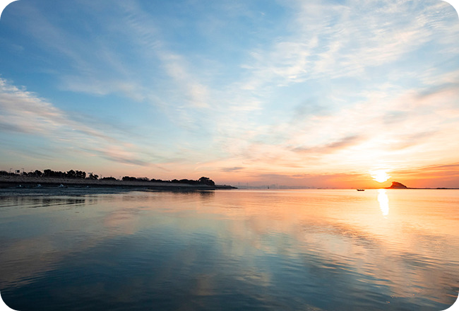 남해 상주은모래비치 새해 일출 명소/출처: 상주은모래비치 오토캠핑장