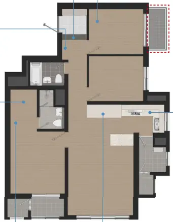 호반 써밋 개봉 84B