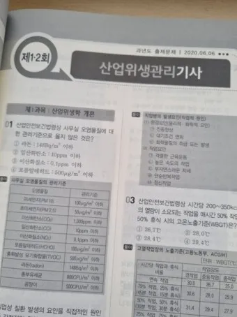 산업위생관리기사 응시자격 시험과목_2