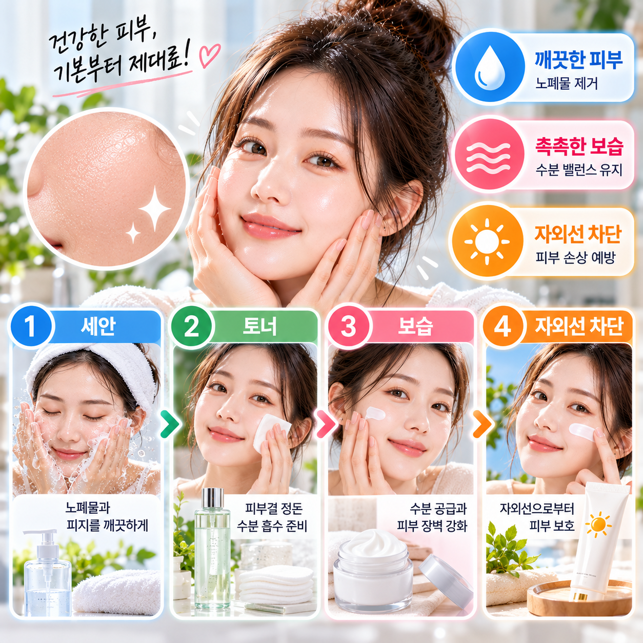 피부 케어 제대로 관리하는 방법