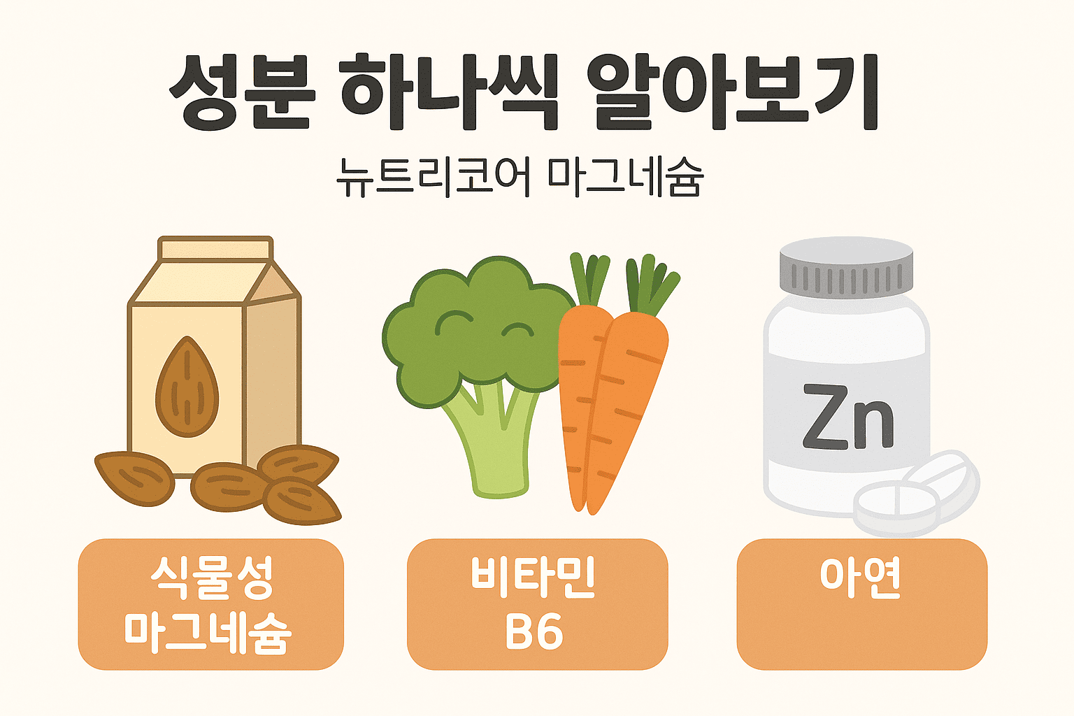 칼슘마그네슘D 성분 알아보기