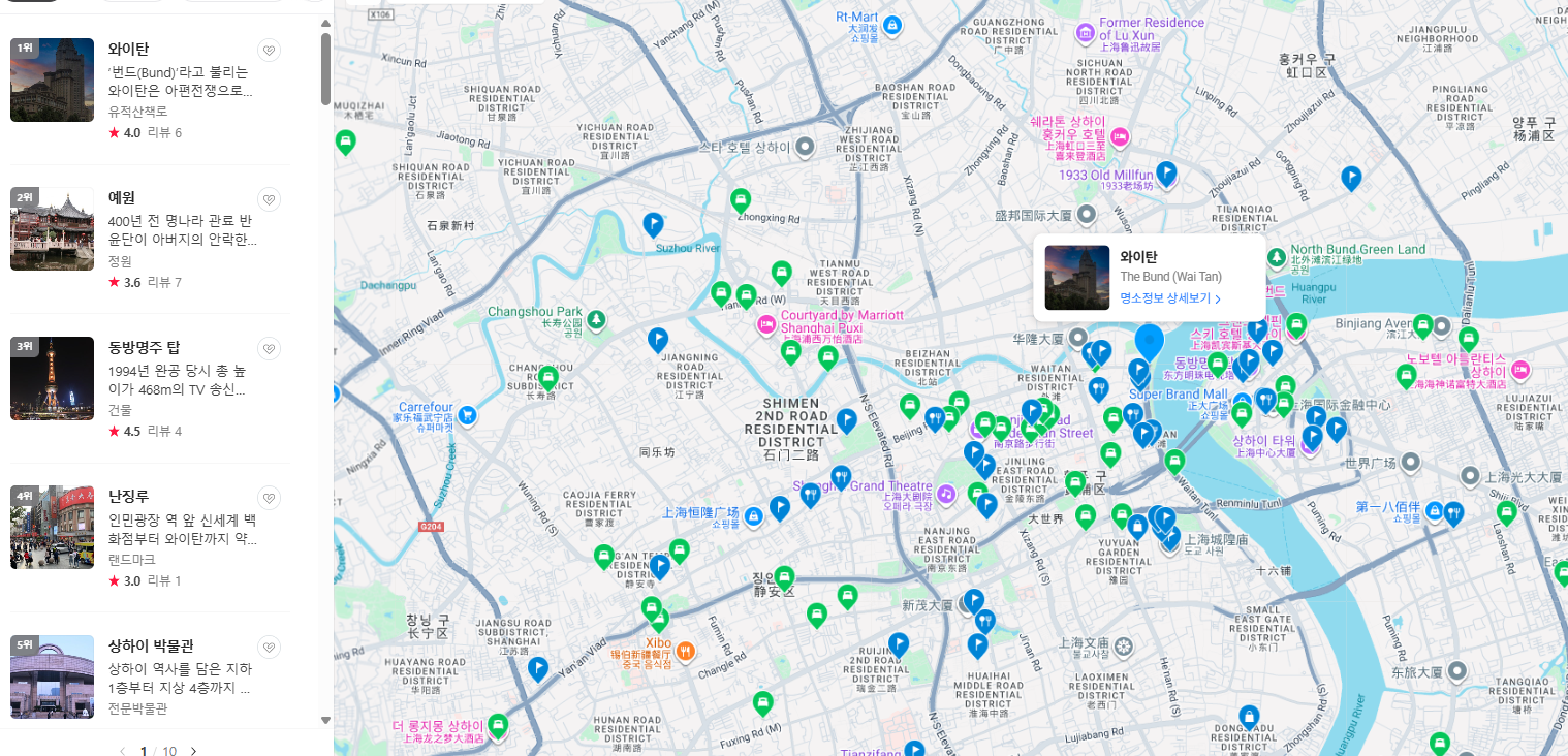중국 상해(상하이) 1월 날씨 옷차림 추천 여행지
