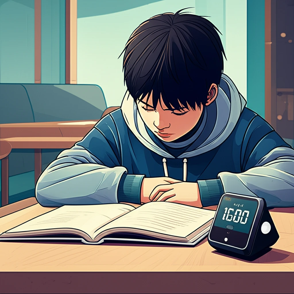 중학생 비주얼 타이머 비교 및 뽀모도..