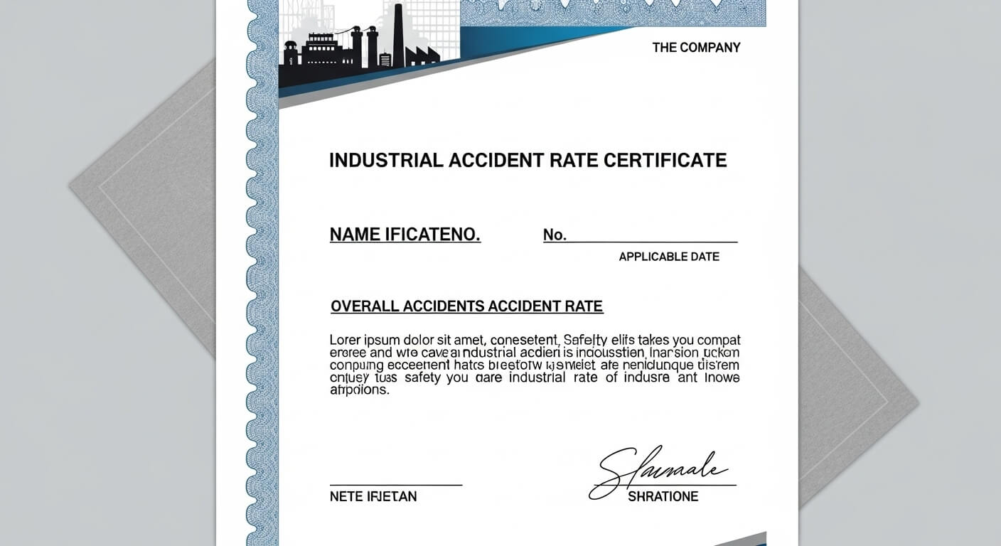 산업재해율 확인서 발급