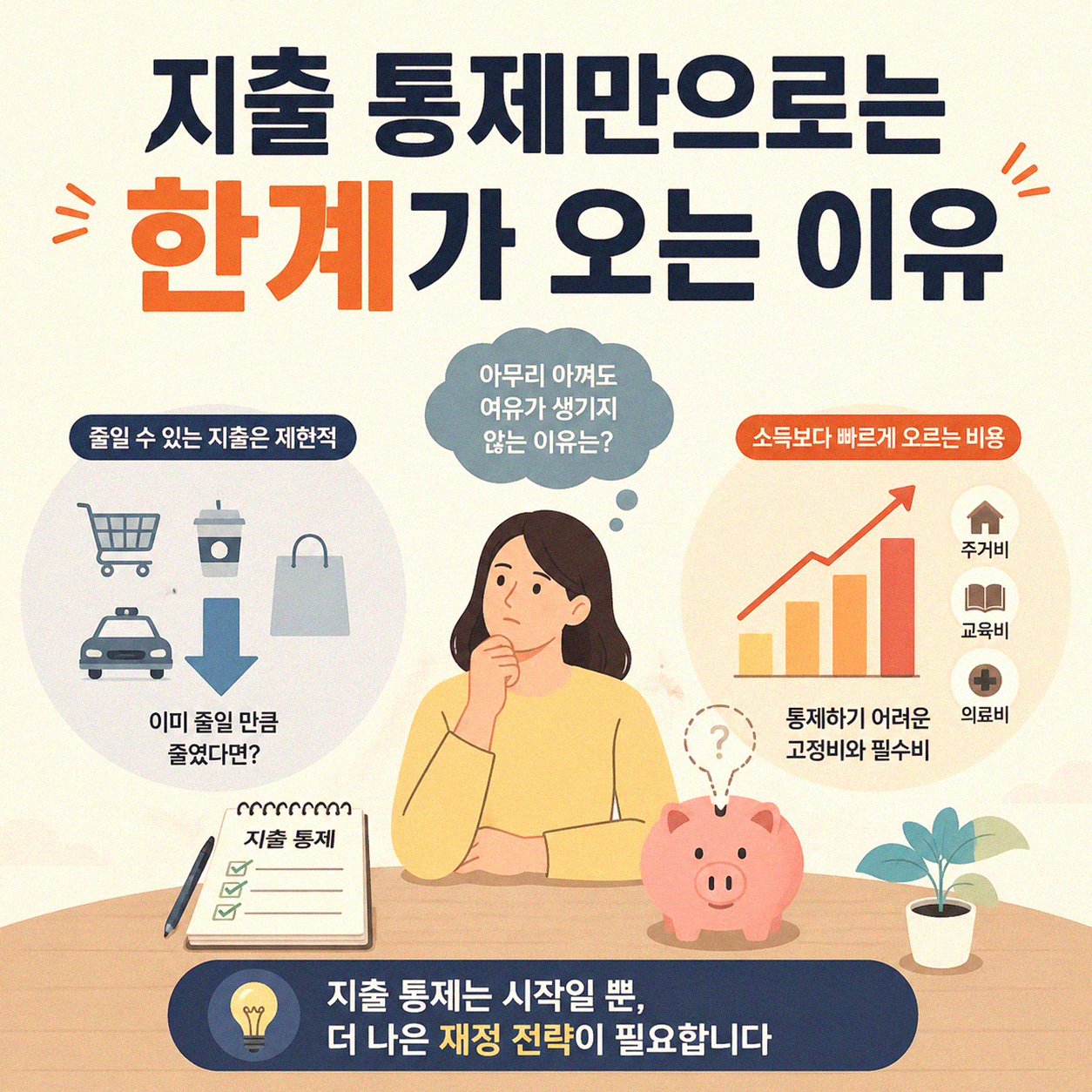소비 줄이는 것보다 수입 늘리는 게 진짜 나은 이유