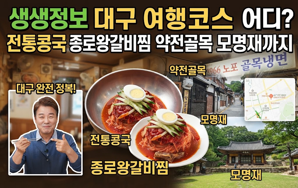 생생정보 대구 여행코스