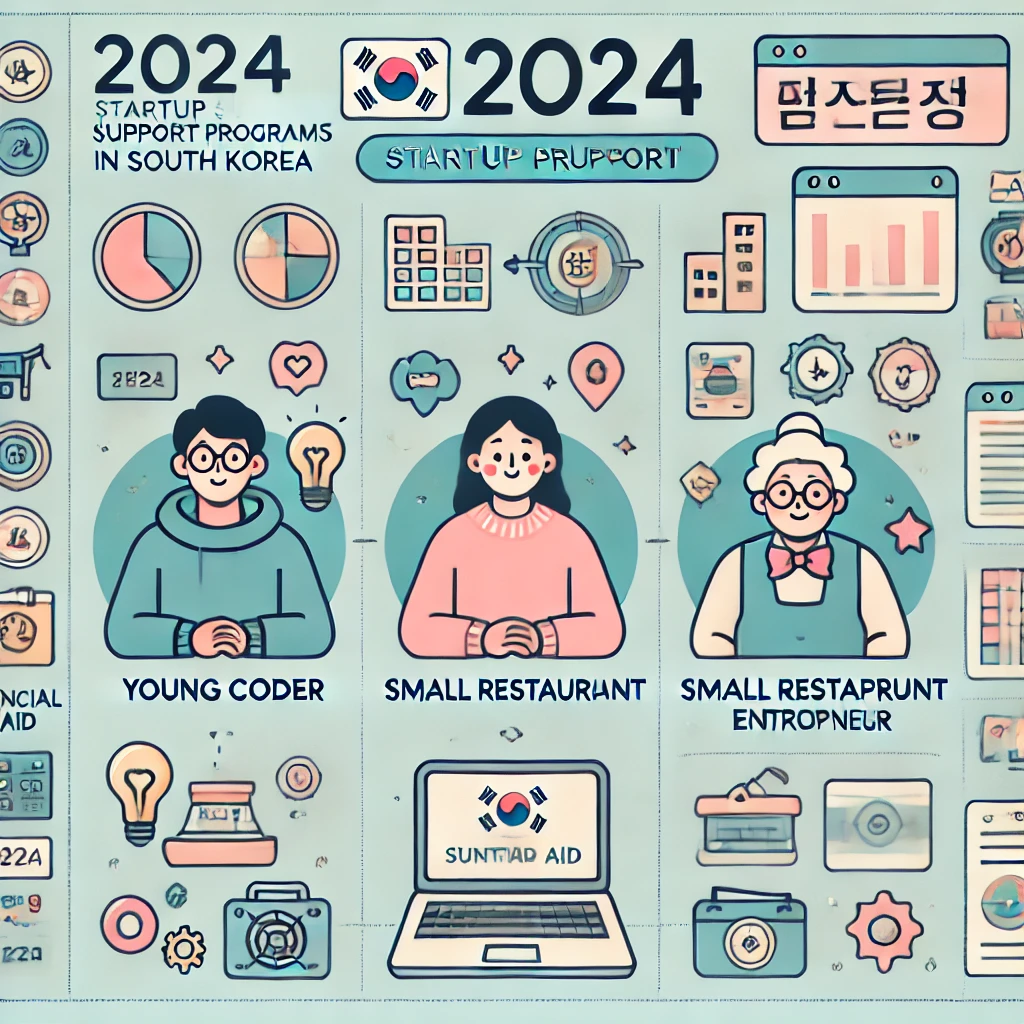 2024 정부 창업지원 완벽정리 (청년창업, 소상공인, 시니어)에 관한 이미지