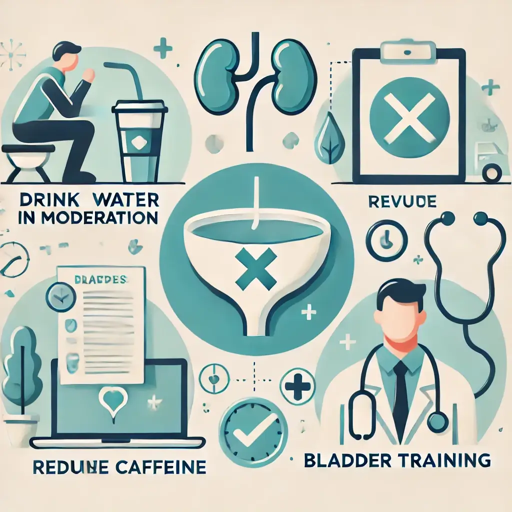 잦은 소변을 예방하고 완화하는 방법