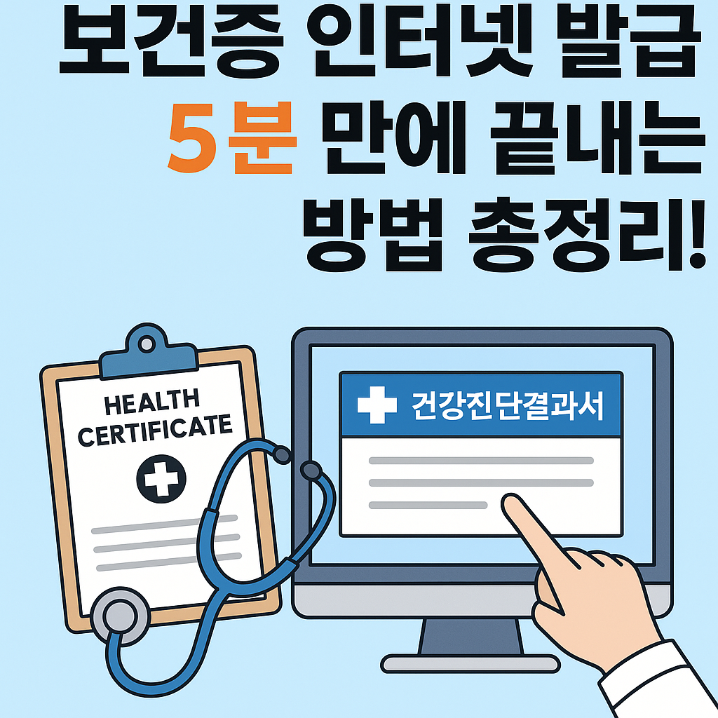 보건증 인터넷 발급
