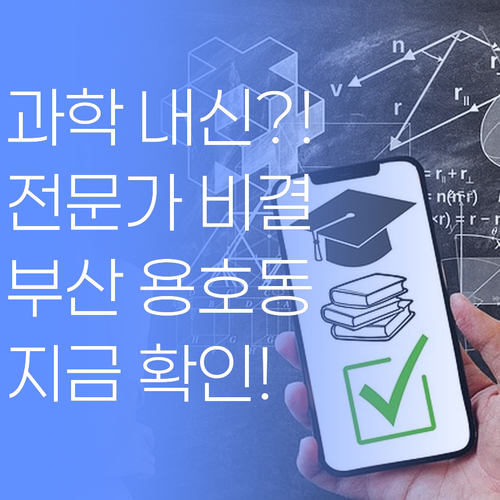 부산 용호동 중학생 과학 내신, 전문..