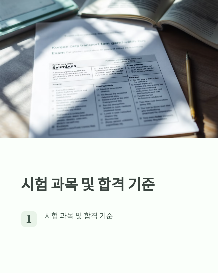 2025년 화물운송 자격증 시험 문제 총정리! 기출문제 & 예상문제 공개 🚛