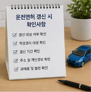 운전면허 갱신 인터넷 신청이 편리한 이유