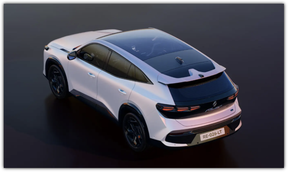 르노 필랑트 측후면 디자인