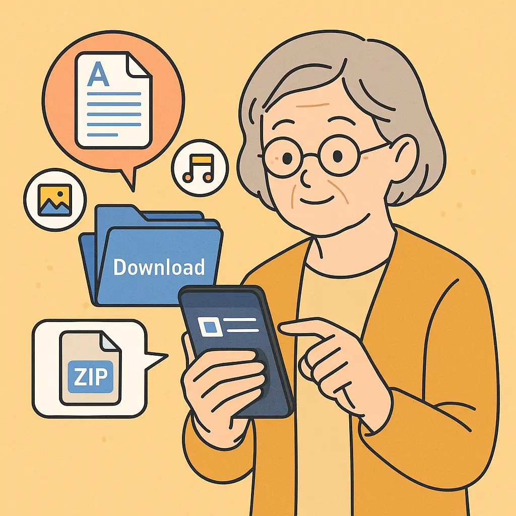 스마트폰에서 받은 파일 찾는 방법 &ndash; 다운로드 폴더 활용하기