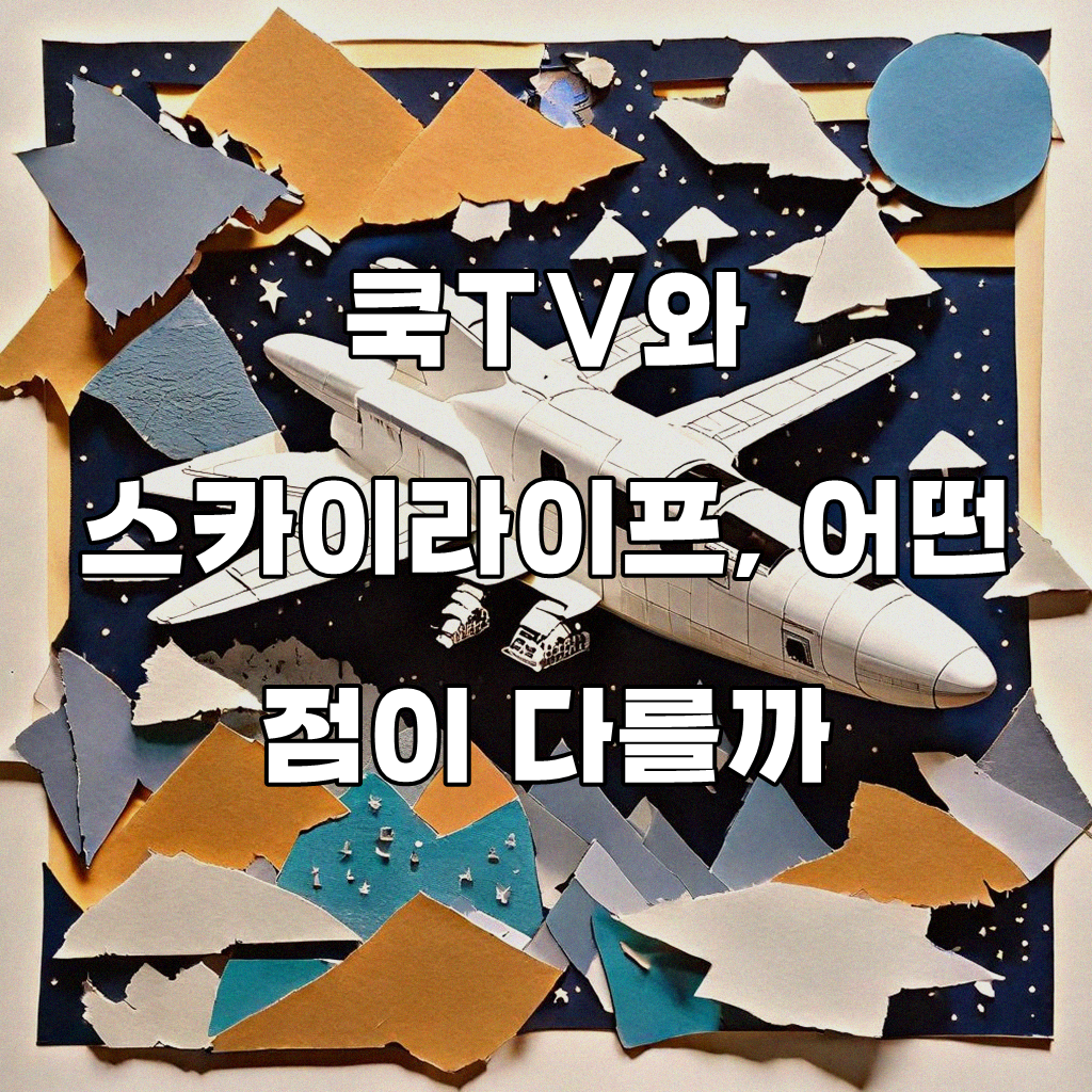 KT 쿡 TV와 스카이라이프, 뭐가 다른지 궁금했었나요