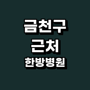 서울 금천구 한방병원