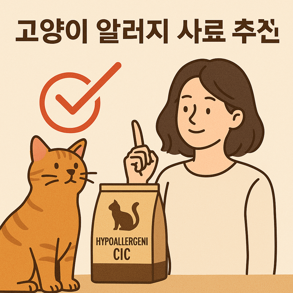 고양이 알러지 사료 추천 관련 이미지
