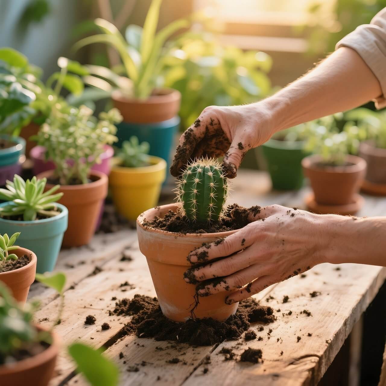중장년층들의 꽃과 원예에 관련된 취미들
