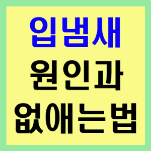 입냄세 없앤다는 내용의 썸네일