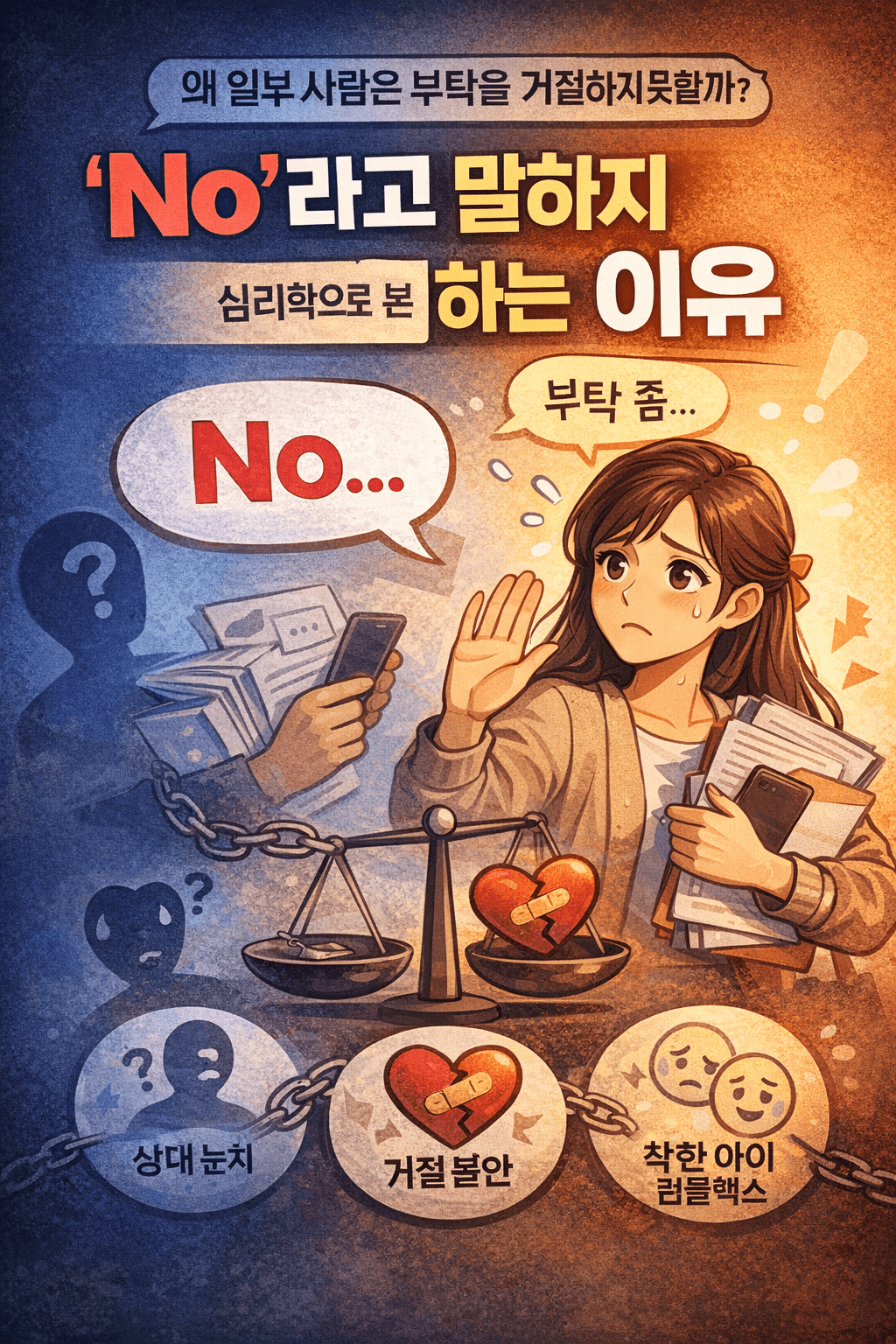 왜 우리는 &ldquo;No&rdquo;라고 말하지 못할까 부탁을 거절 못하는 사람의 심리 구조