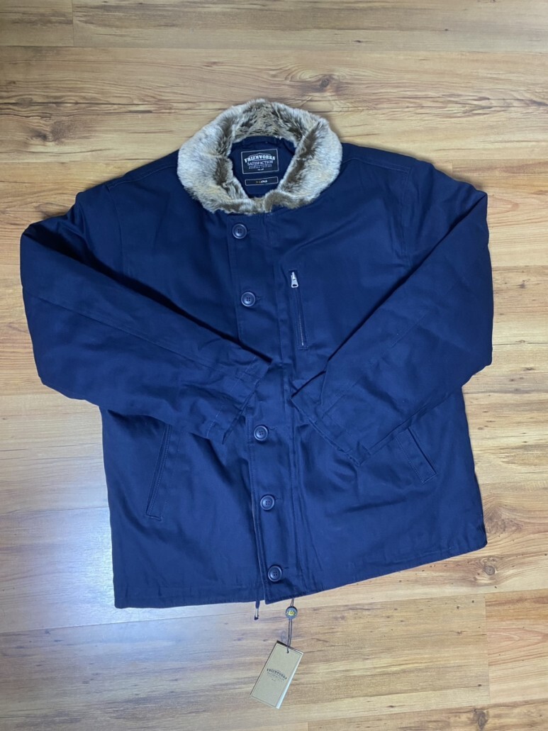 프리즘웍스 덱자켓 네이비 EDGAR N-1 DECK JACKET _ NAVY
