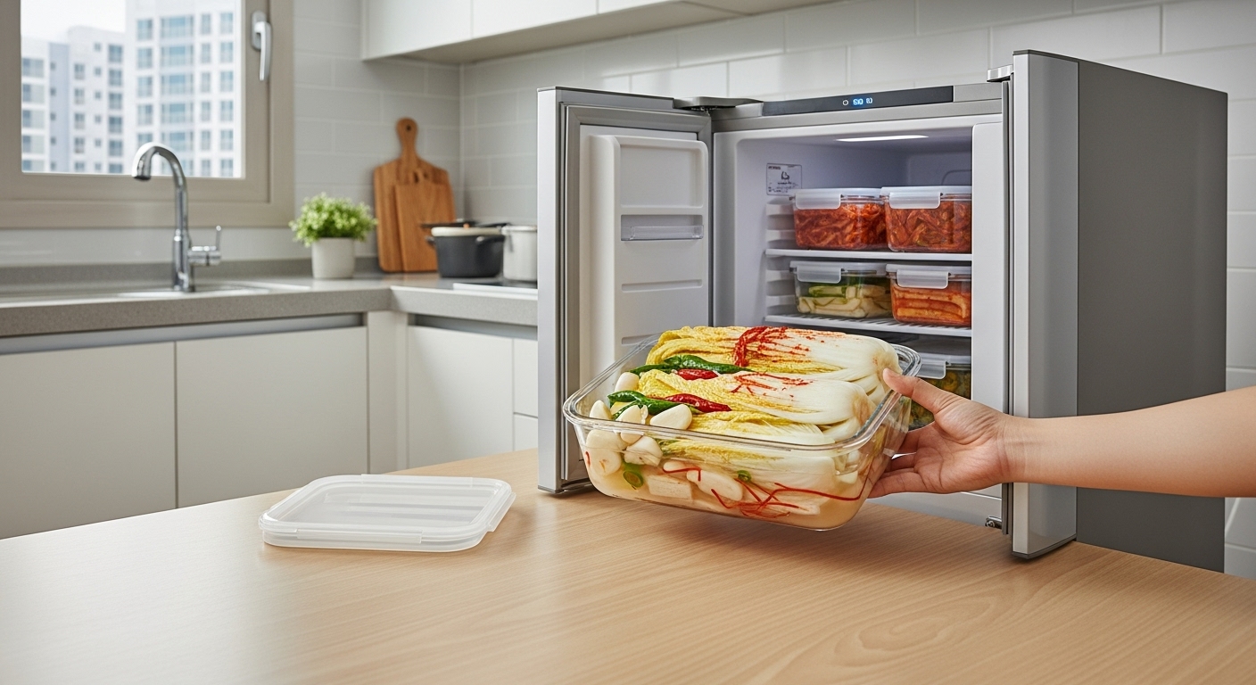 백김치 10포기 담그는 재료