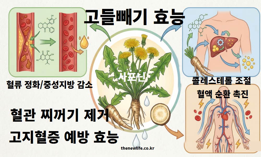 고들빼기 효능 혈관 찌꺼기 제거 고지혈증 예방