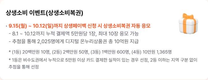 μμνμ΄λ°± μμ μ 볡 β μΉ΄λμλΉ 30λ§μ νκΈλ°κΈ° (μΆμ² : μ€μλ²€μ²κΈ°μ
λΆ)