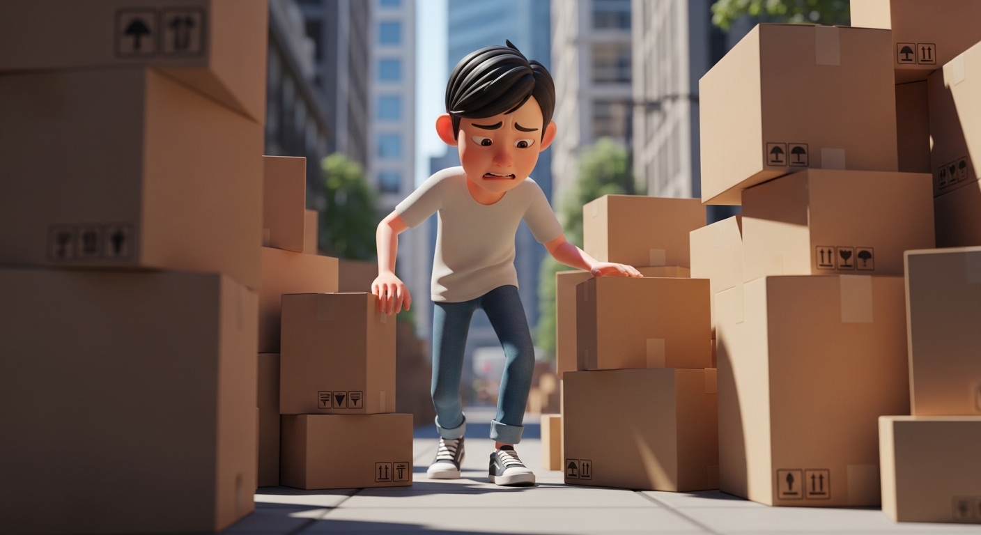 도로법위반, 사유지불법적치