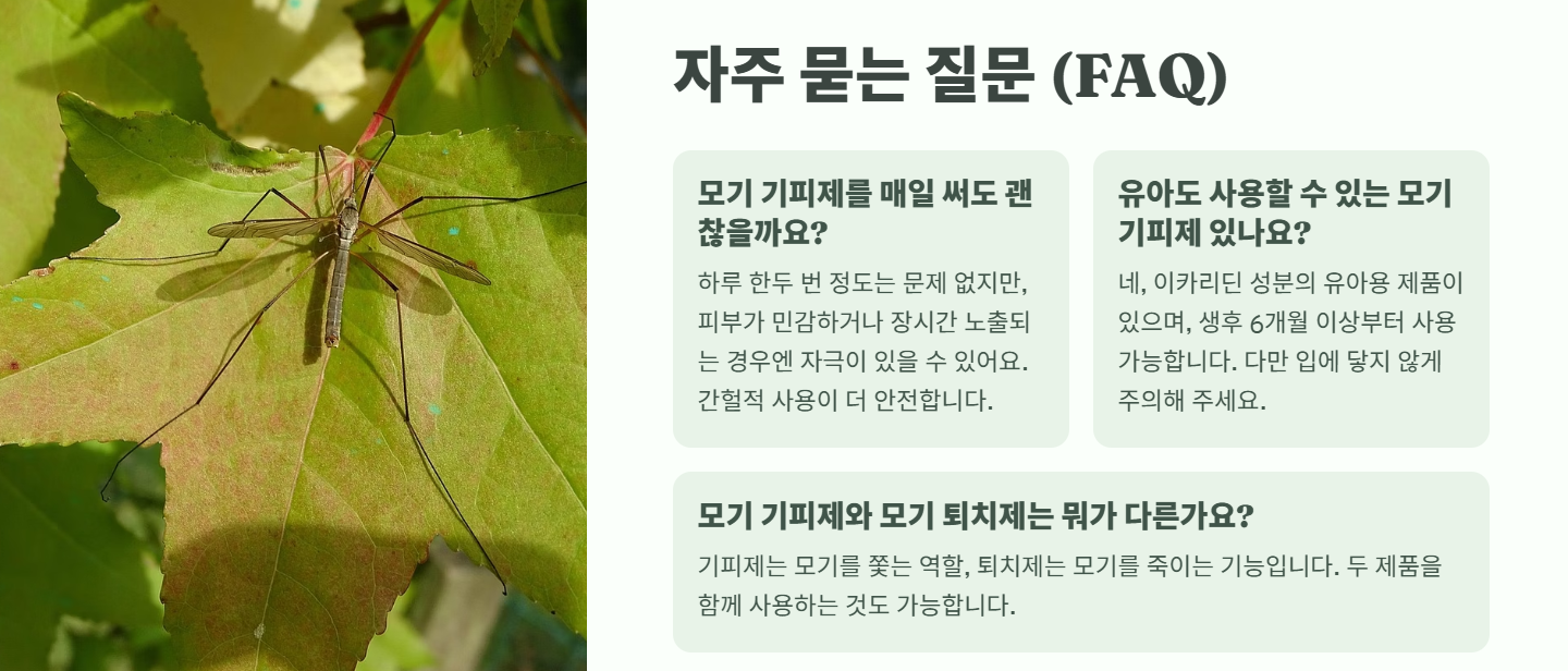 모기 기피제 효과 진짜있을까?