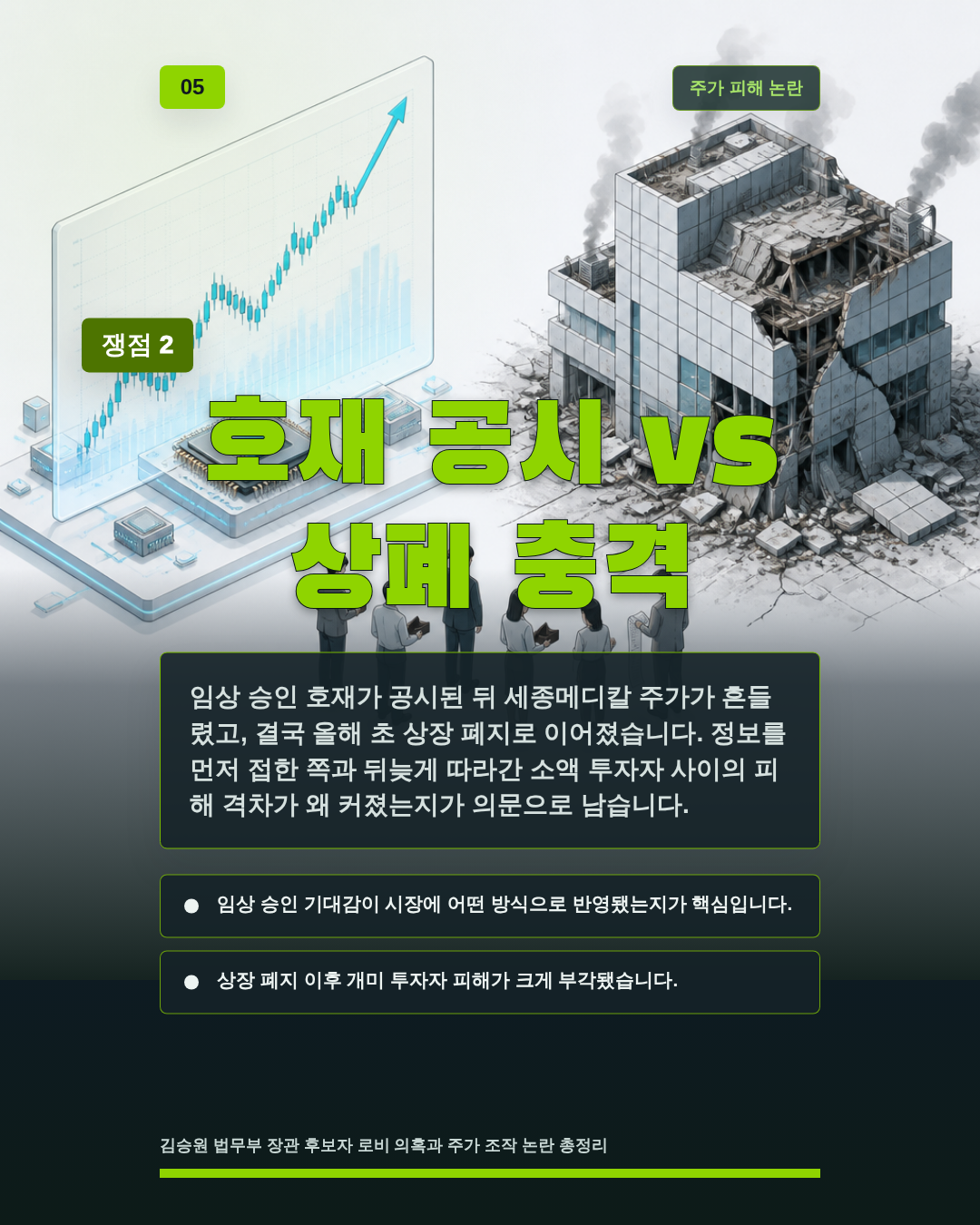 호재 공시 vs 상폐 충격