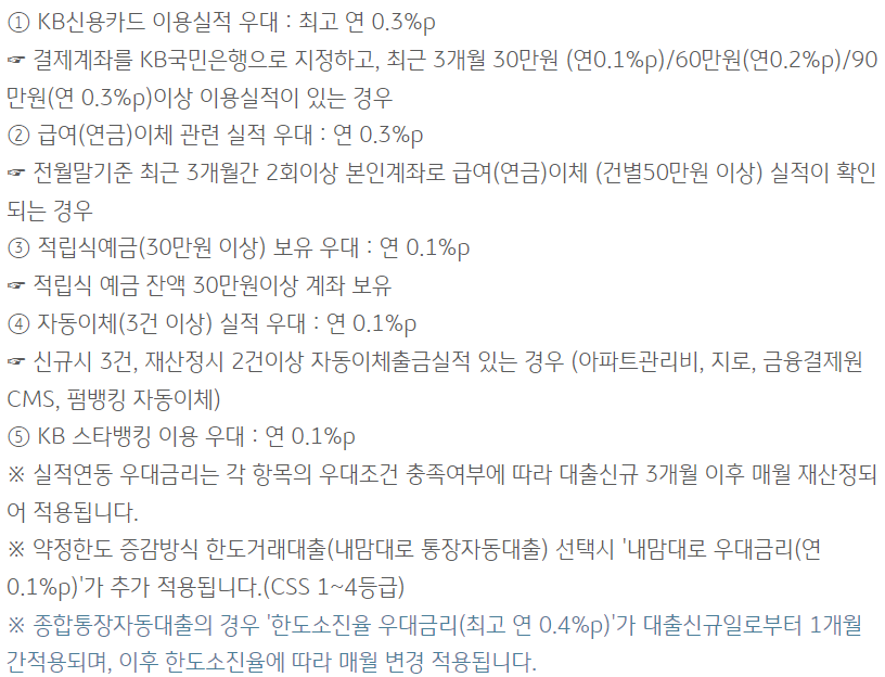 국민은행 직장인든든 신용대출