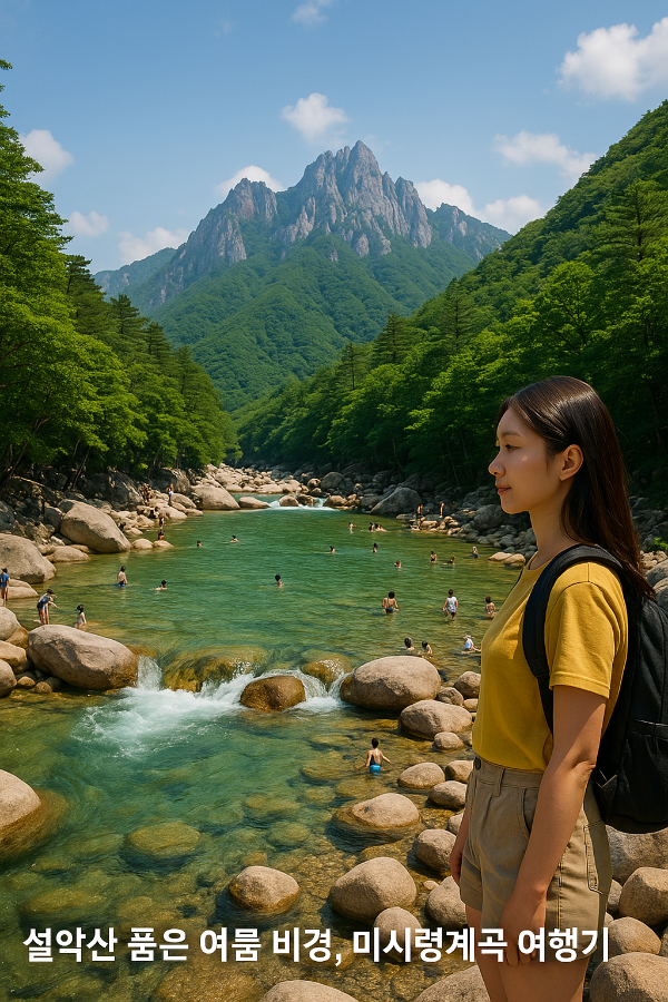 설악산 품은 여름 비경, 미시령계곡 여행기