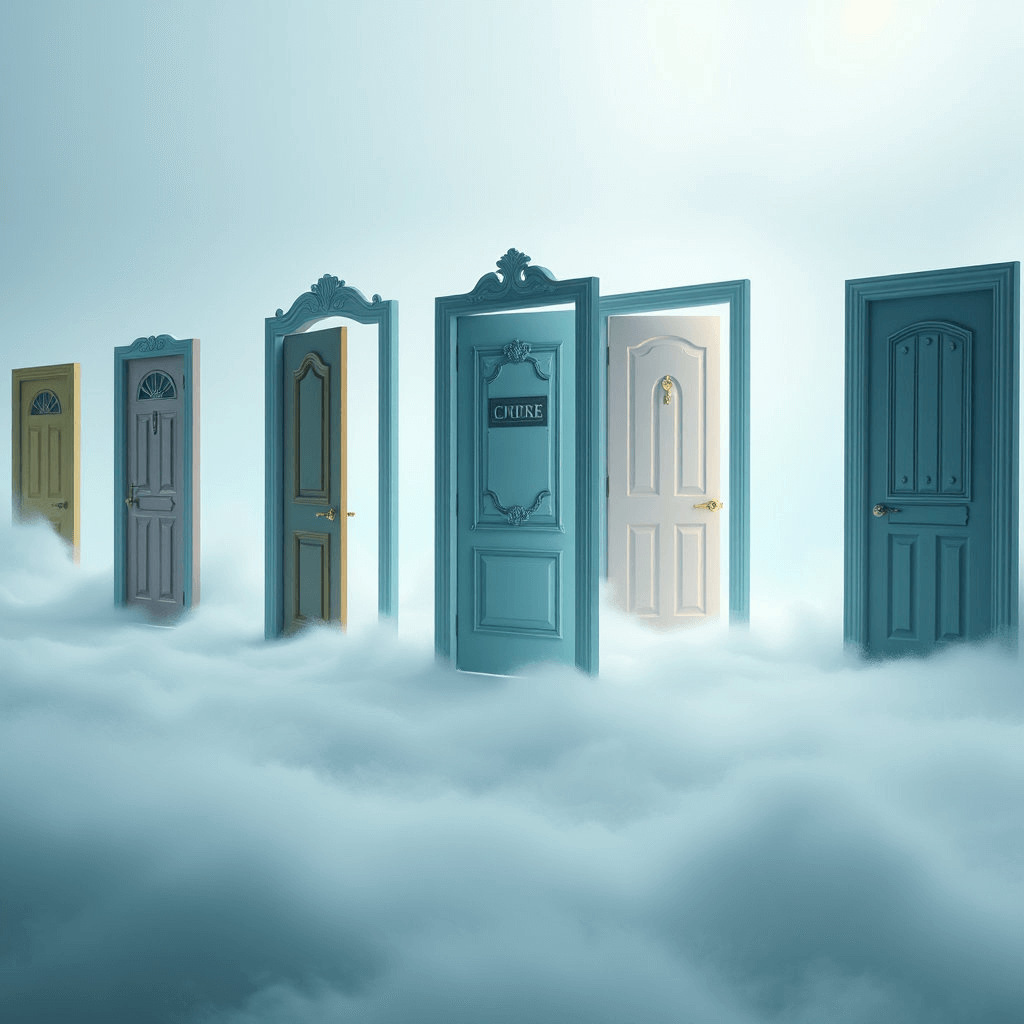 문이 열리면 다른 세계로 연결되는 꿈해몽