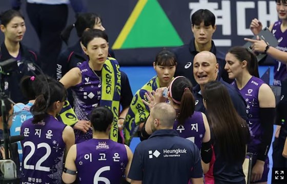 흥국생명 14연승후 2연패중