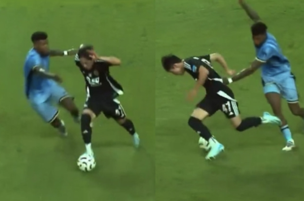 쿠팡플레이시리즈 1경기 토트넘 vs 팀K리그 당시 토트넘 입단이 확정된 강원FC 양민혁에게 농락당항 에메르송 로얄