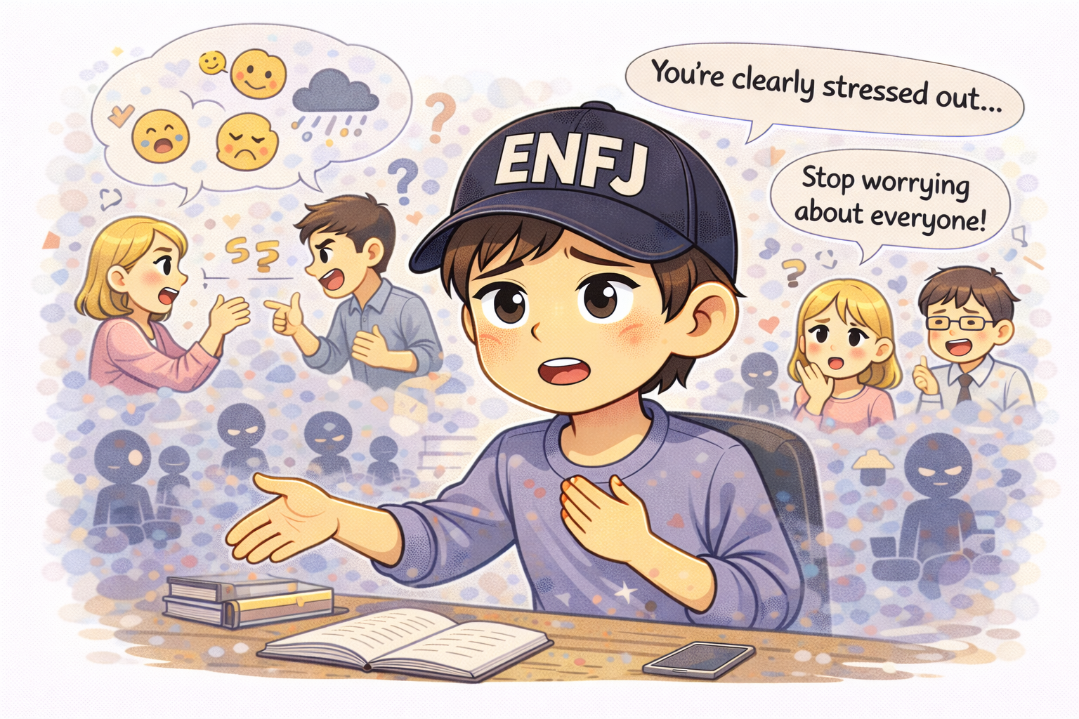 ENFJ가 감정 소모 심한 이유