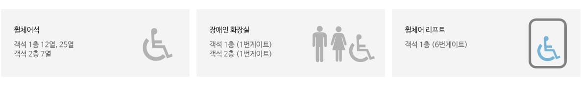 휠체어석정보사진