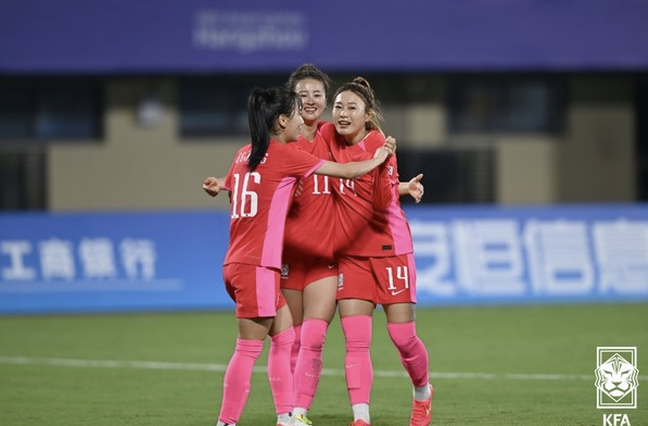 대한민국 여자 축구 대표팀 활약 모습