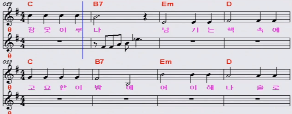 이장희 - 그건 너 악보