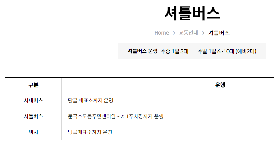 제 31회 태백산 눈축제 교통편