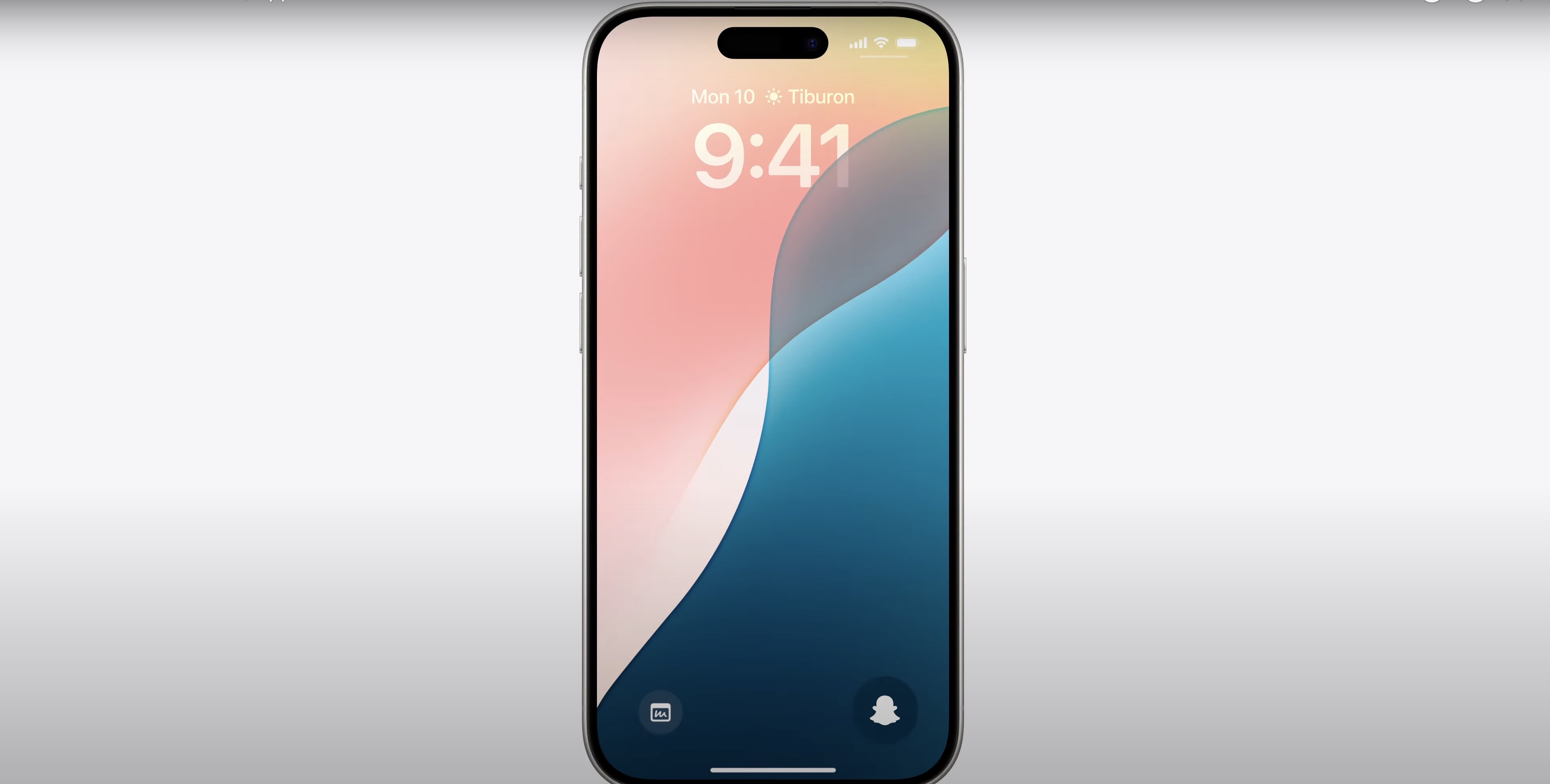 iOS 18 잠금 화면 컨트롤 커스터마이징