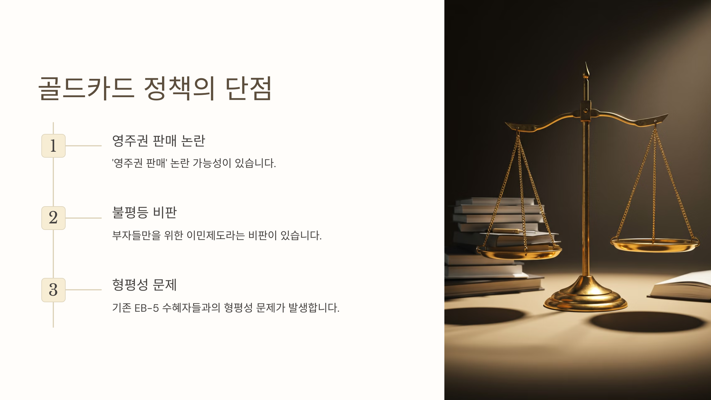 골드카드 정책의 장점
