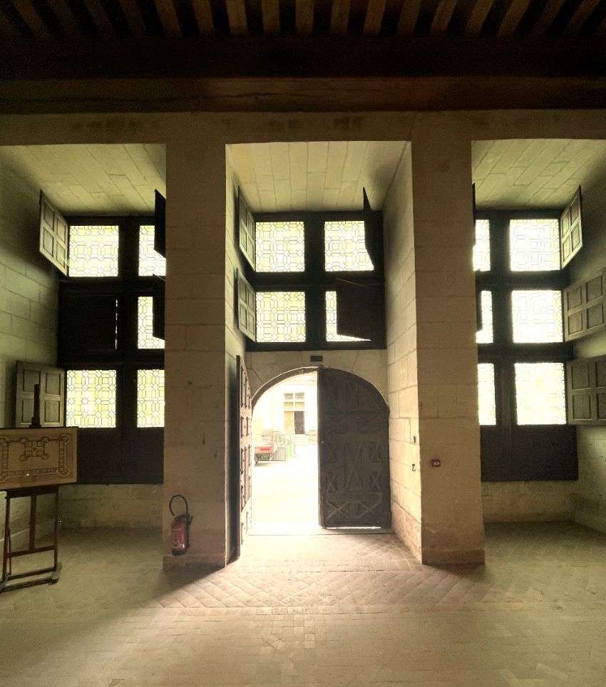 샹보르 성 출입구 배면