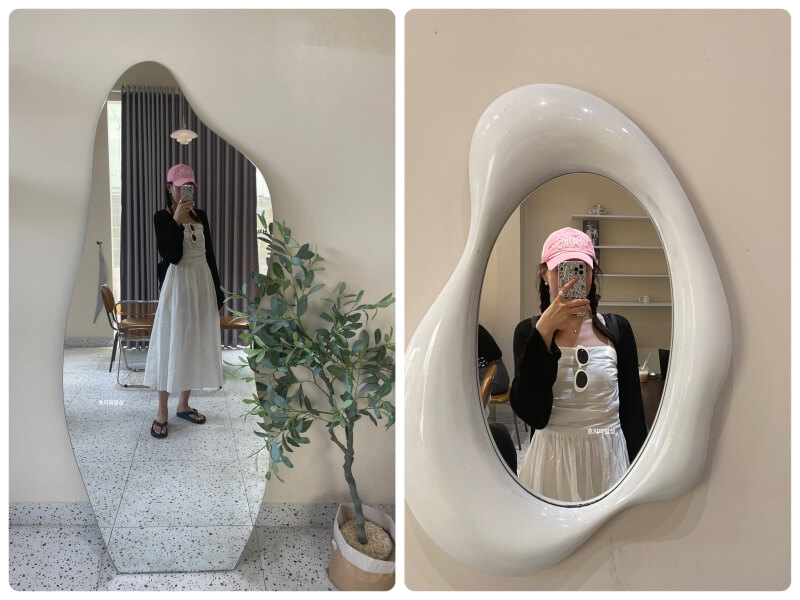 나트랑 시내 감성 카페 노브 커피 - 전신 거울