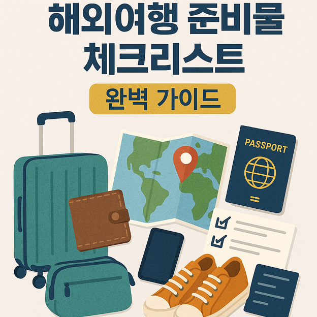 해외여행 준비물 체크리스트