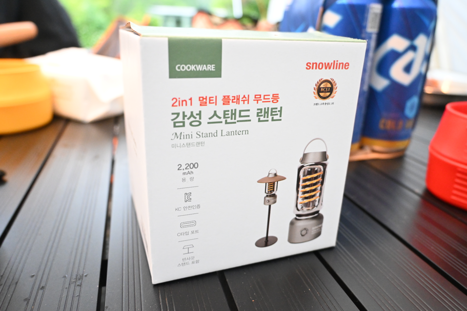 캠핑 감성 랜턴 스노우라인 감성 미니 스탠드 랜턴 사용후기 사진 1